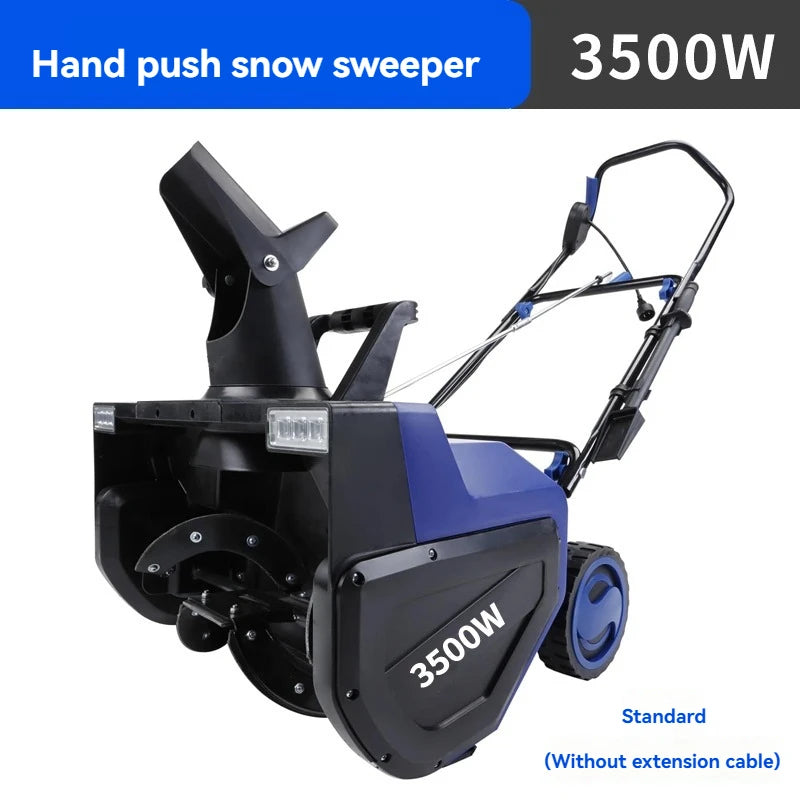 3500W Snow Removal Machine Hand-Pushed Snow Blower Snow Removal Artifact Snow Clearing Equipment for Road