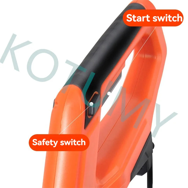Snow Removal Machine Electric Snow Plow Hand-Pushed Snow Blower Small Snow Clearing Equipment for Road Snow Shoveling