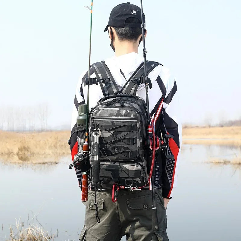 Nylon Waterproof Outdoor Rucksacks Tactical Sports Camping Hiking Trekking Fishing Hunting Bag Backpack