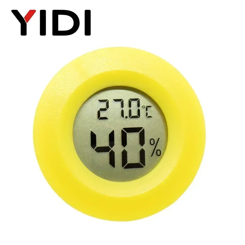 Mini Digital LCD Thermometer Hygrometer Gauge Freezer Tester Temperature Sensor Humidity Meter Detector Monitor Indoor Pet Car