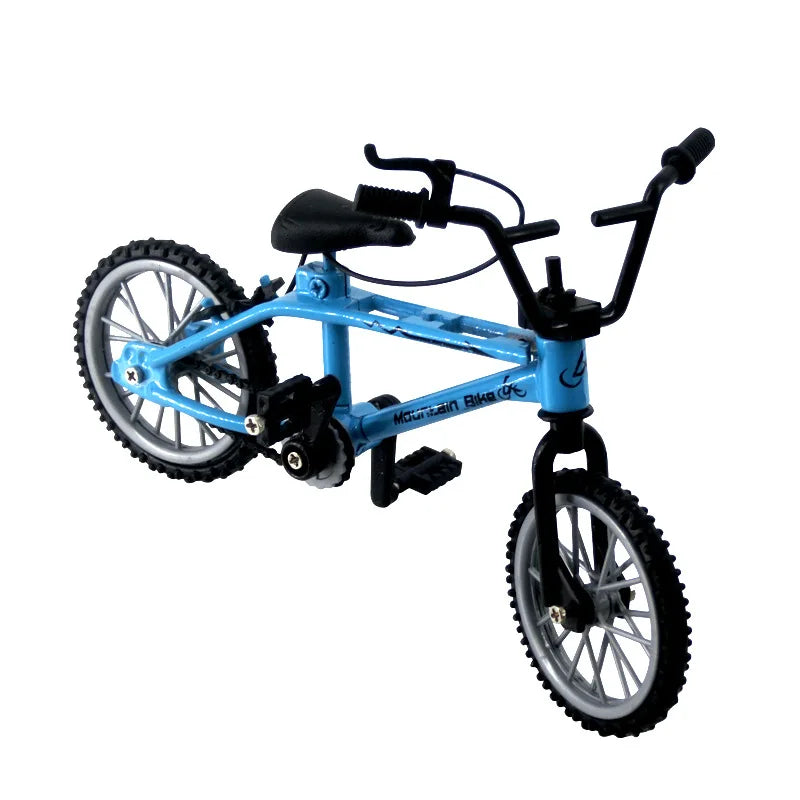 Mini Finger Bicycle Toys Alloy Miniature MTB Bike Model DIY Simulation Mountain Cycling Kid Gift Toy 1/12 Doll House Accessories