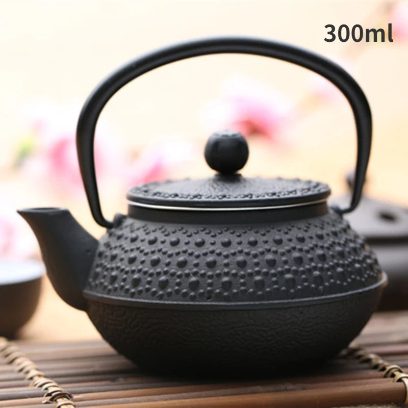 Cast Iron Teapot, Water Boiling Kettle, Healthy No Coating, Household Tea Making Pot, Teaware, Japanese Tetsubin, Iron Bottle
