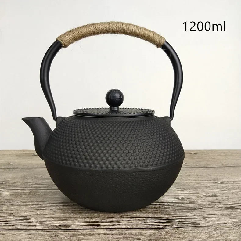 Cast Iron Teapot, Water Boiling Kettle, Healthy No Coating, Household Tea Making Pot, Teaware, Japanese Tetsubin, Iron Bottle