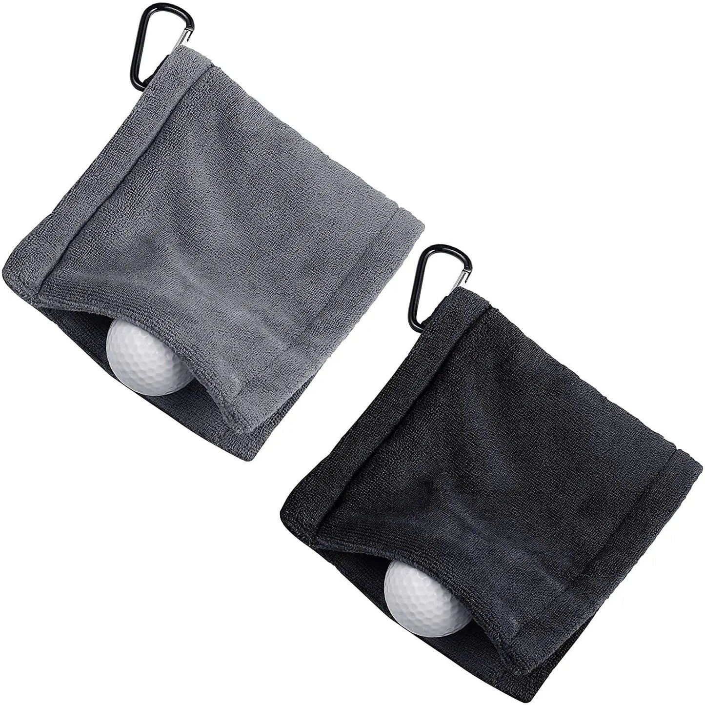 1PC Golf Ball Cleaning Towel Club Towel Outdoor Hook Towel Microfiber Velvet Outdoor Convenient Hhanging Waist Sports Club Cloth