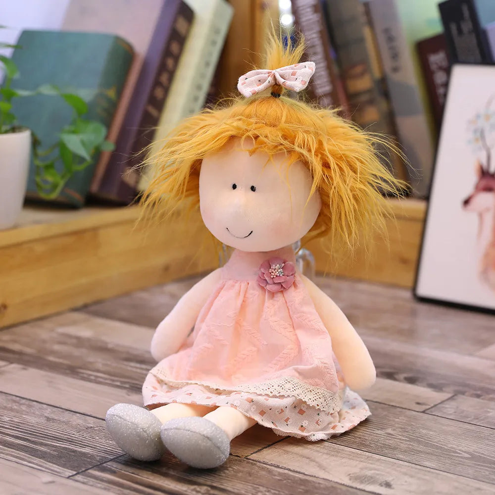 35cm/45cm New Cute Cartoon Little Sister Plush Dolls Girl in the Skirt Doll Kids Girls Toys Children Birthday Christmas Gifts