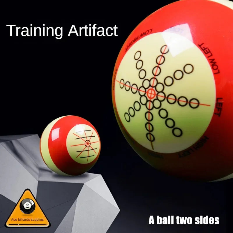 Wear-Resistant Billiard Training Cue Ball Professional Practice Ball for Beginner Eco Material for Snooker Billiard Tyro Train