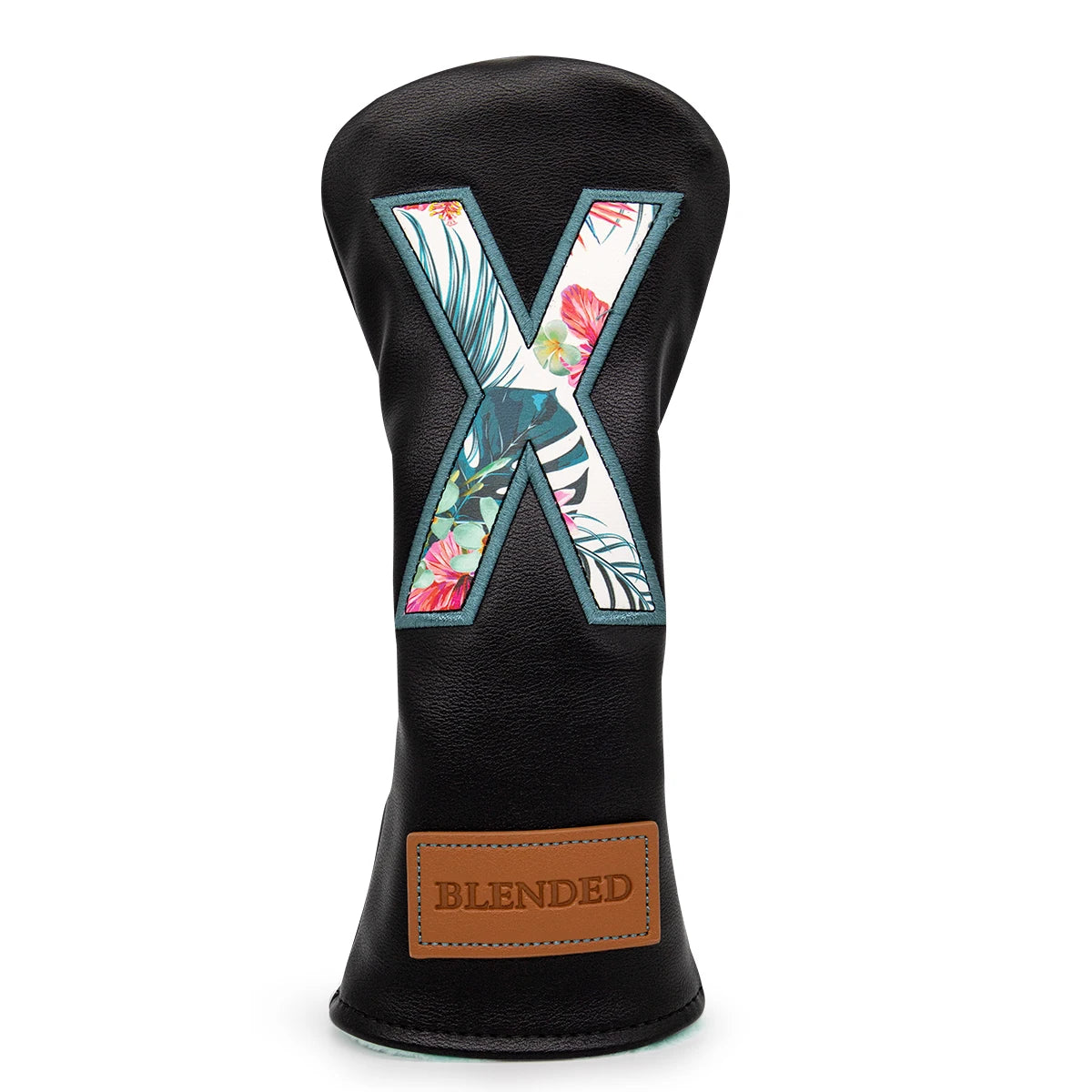 Black Leather Golf Headcovers Summer Fashion Head Cover High Qaulity Driver Wood Cover Set White Premium Leather Driver Fairway