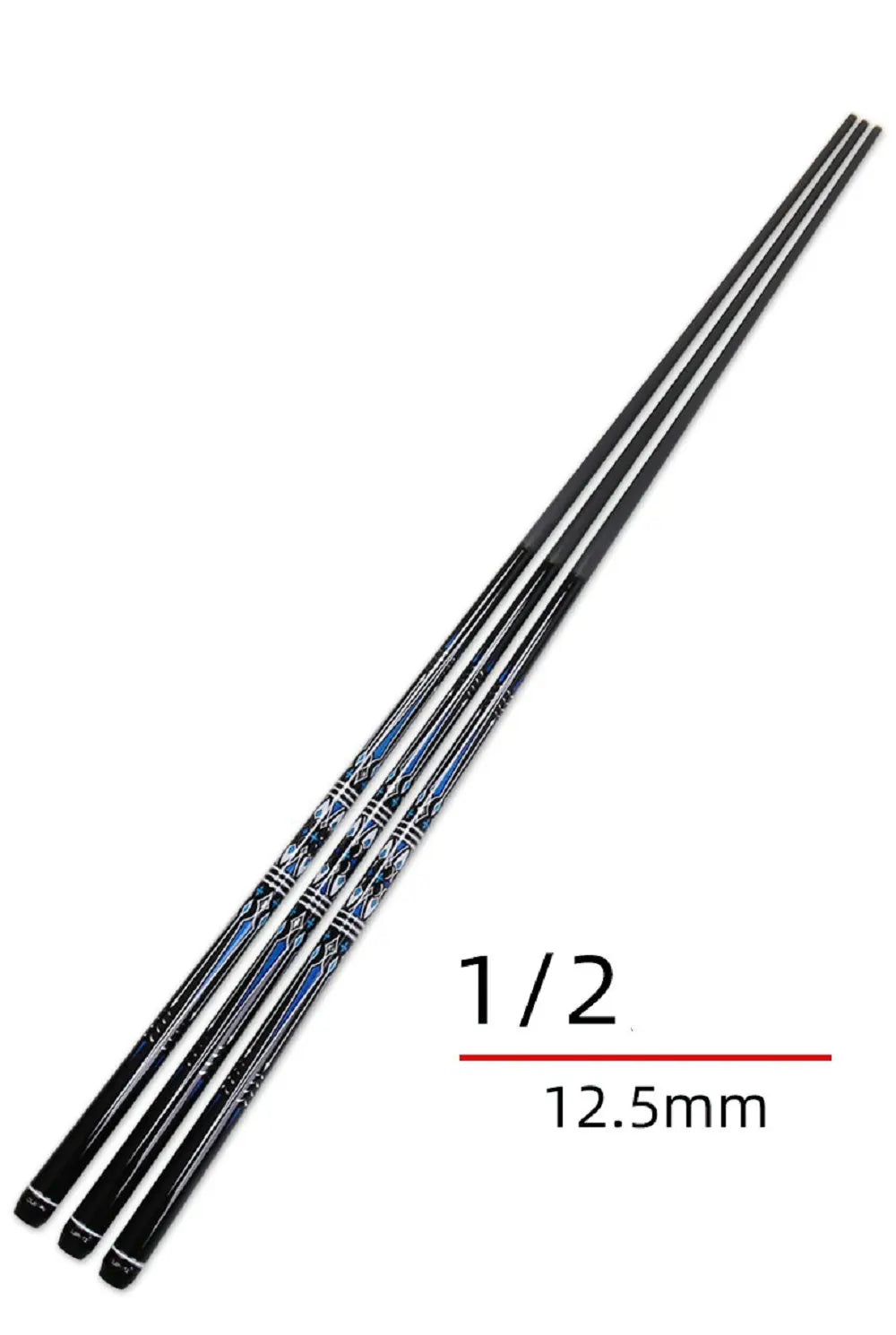 Cuppa 58" New Challenge Carbon Energy Billiard Pool Cue Stick 10.5/11.5/12.5mm Set