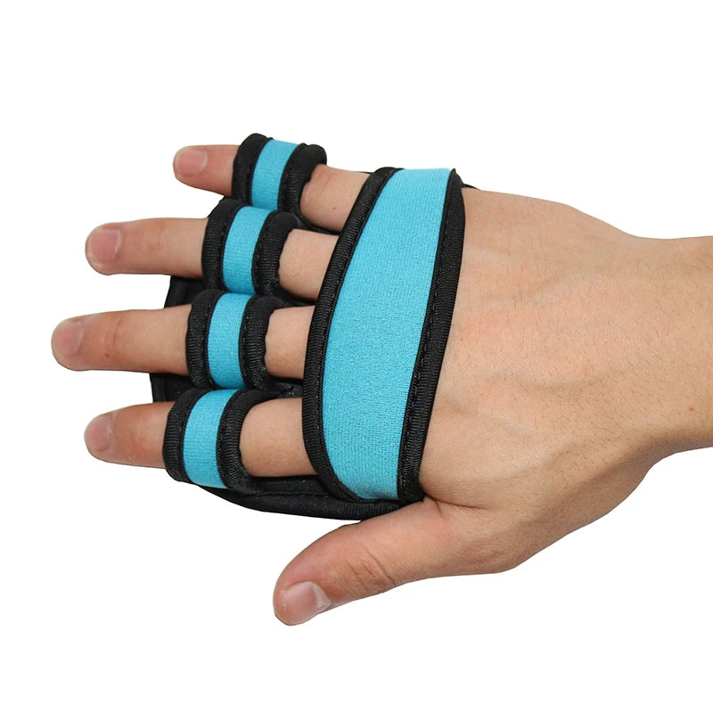 VigorPowerGear-Non-Slip Workout Gloves, Gym Hand Grips for Dumbbells, Grip Pads, Weight Lifting Gloves, 5mm Thick
