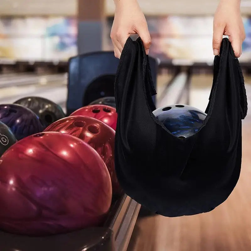 Bowling Ball Wiping-Bag Microfiber Polished Bowling Cleaning Towel Bowling Storage Bag Wiping Cloth Accessories