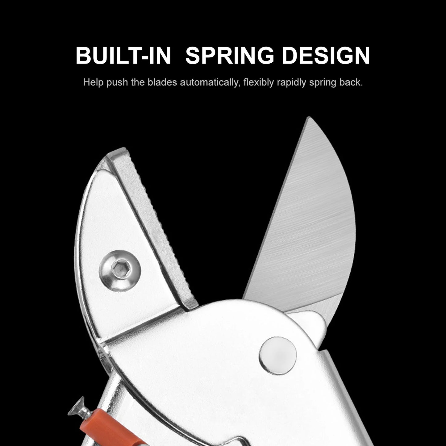 Garden Prunin Secateurs Pruning Shears With Ergonomic Handles Gardening Pruning Scissors Bonsai Cutters Gardening Hand Tools 1pc