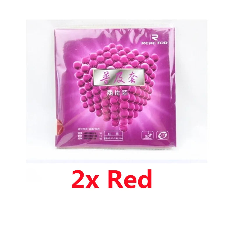 2pcs/Lot Reactor Corbor (Loop + Attack) / Razer Pimples in Table Tennis (Ping Pong) Rubber With Sponge