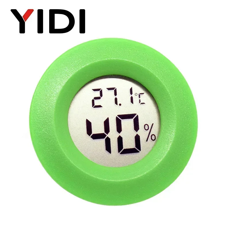 Mini Digital LCD Thermometer Hygrometer Gauge Freezer Tester Temperature Sensor Humidity Meter Detector Monitor Indoor Pet Car