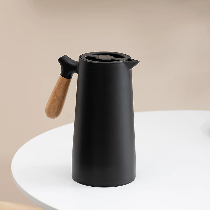 1000ML Insulation Kettle Hot Water Bottle With Handle Nordic Style Large Capacity Thermos Removable Teapot Household Coffee Pot