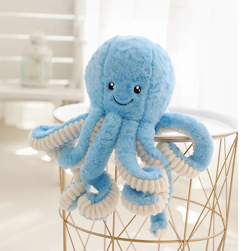 2022 1 Pcs Customized Size Octopus Stuffed Plush Toys for Baby Kids Birthday Christmas Children Kid Gifts Cute Tako Dolls