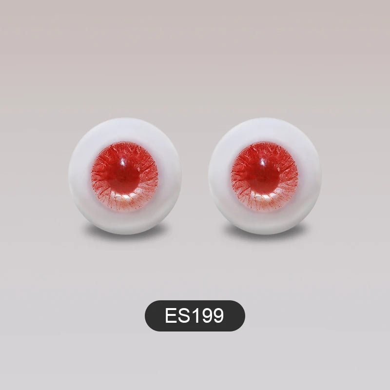 BJD Eyes Resin 8mm to 20mm Handscraft Colourful Flat Base Life Like Anime Eye Dolls Accessories