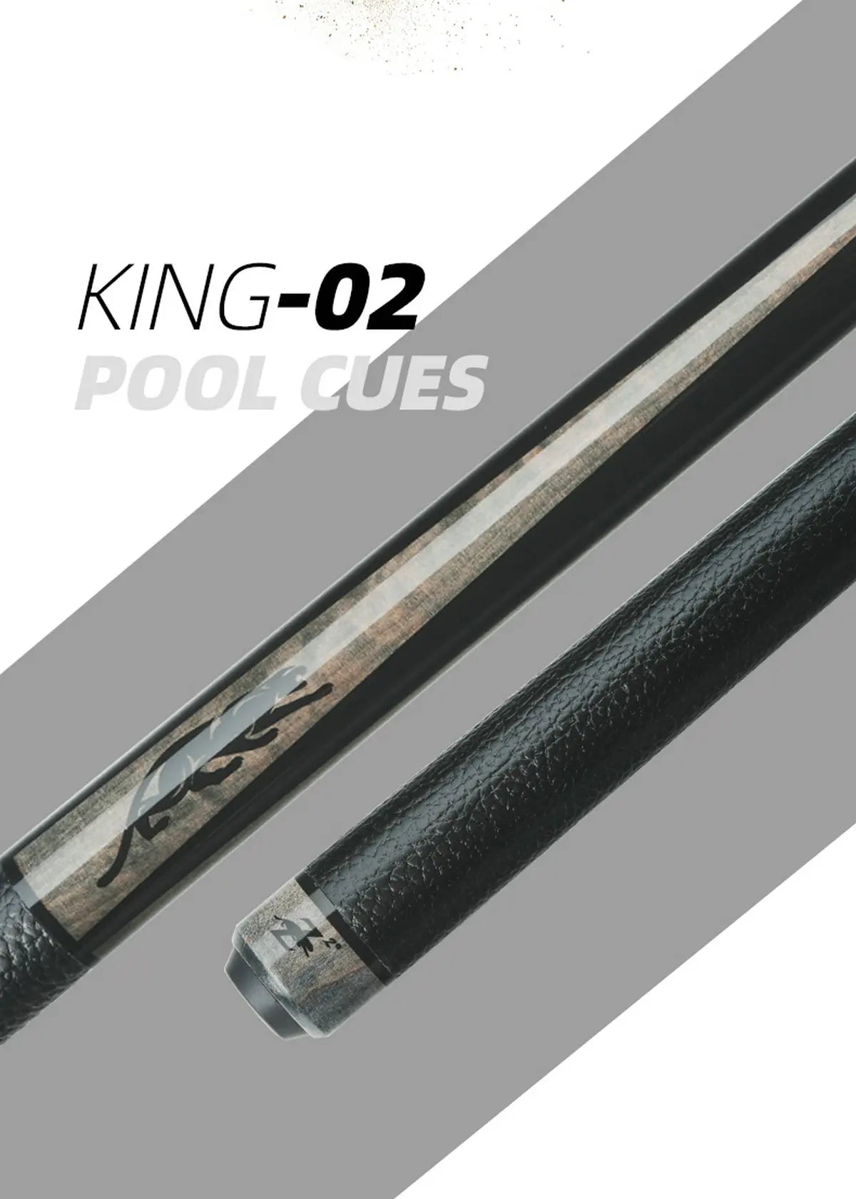 PREOAIDR 58" Magic King Black Technology 1/2 Billiard Pool Cue Stick 10.8mm/11.8mm/13mm + Extender