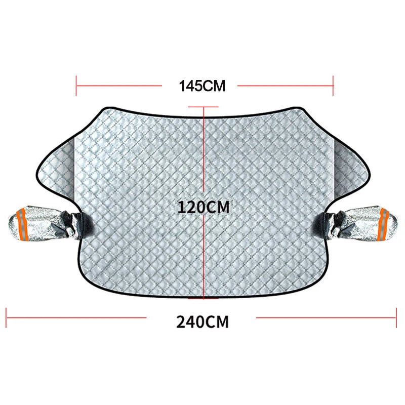 Car Exterior Protection Snow Blocked Car Snow Cover Ice Protector Visor Sun Shade Front Windshield Cover Block Shields for Cars