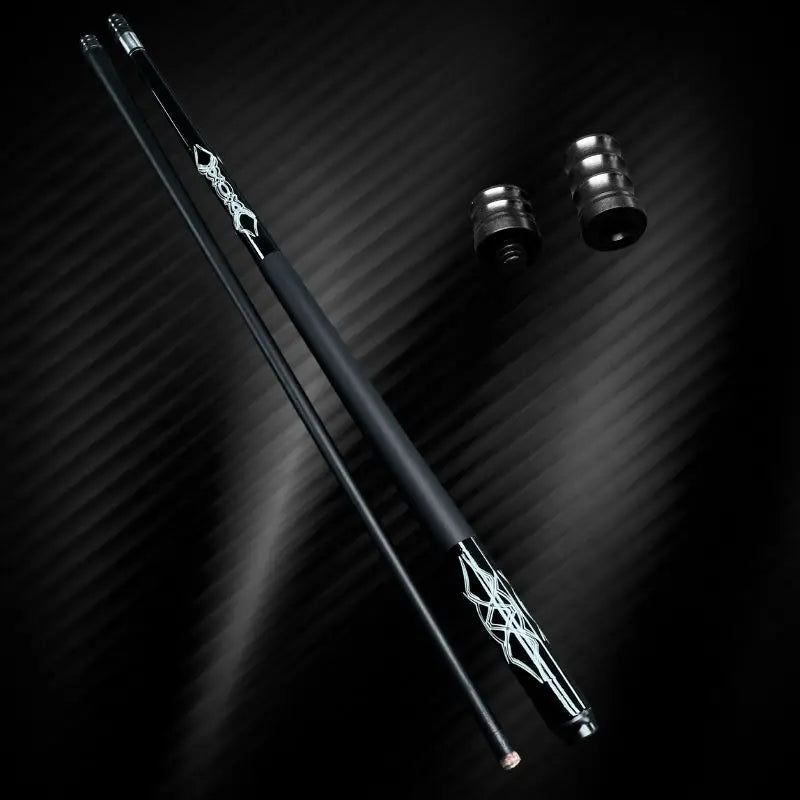 Professional Carbon Fiber Glass Composite Billiards Cue 13mm Tip Angry Pool Cue Stick for Pro Level Player