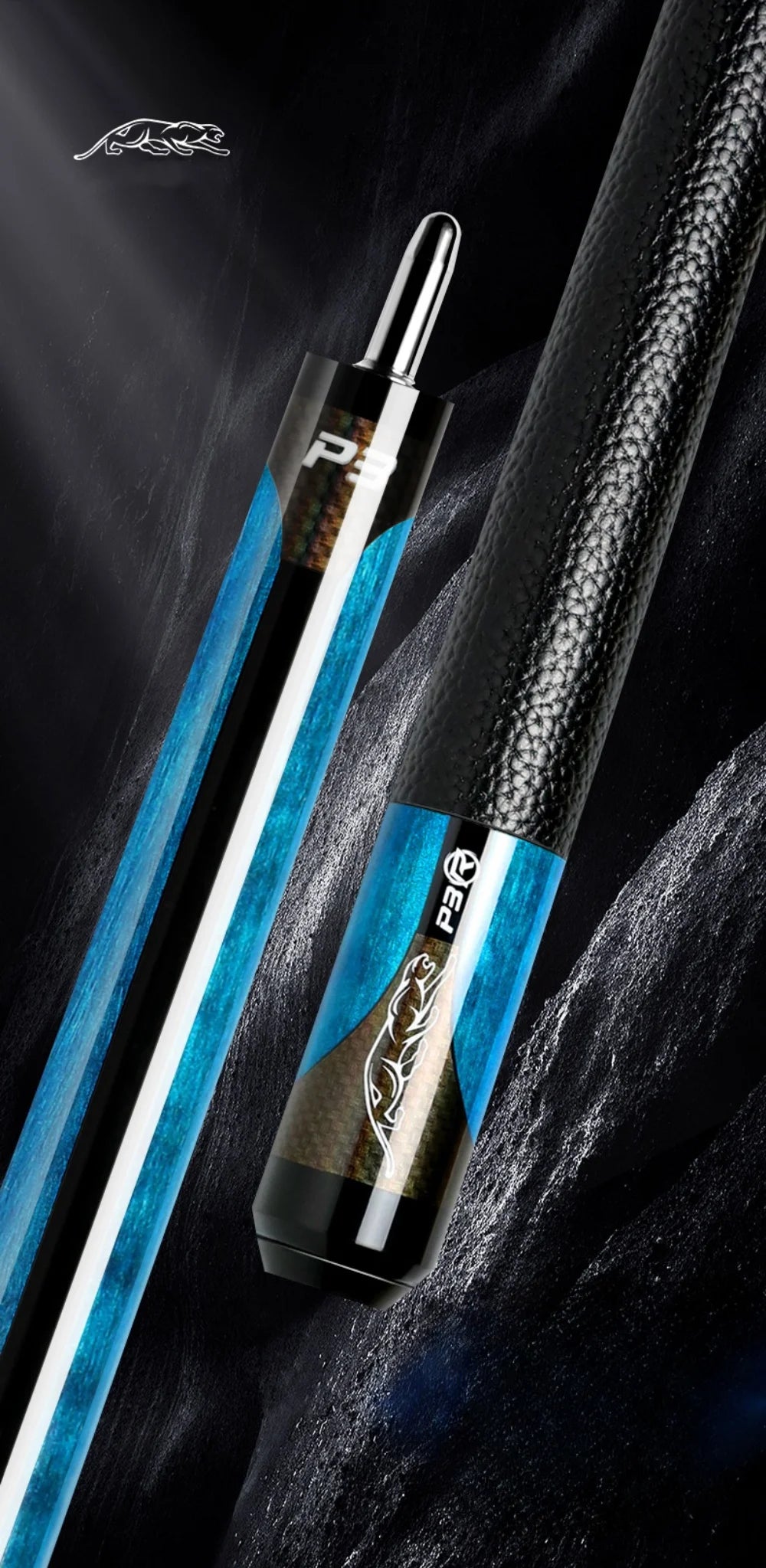 New P3 58" Canadian Maple Billiard Pool Cue Stick 10.5/11.5/13mm