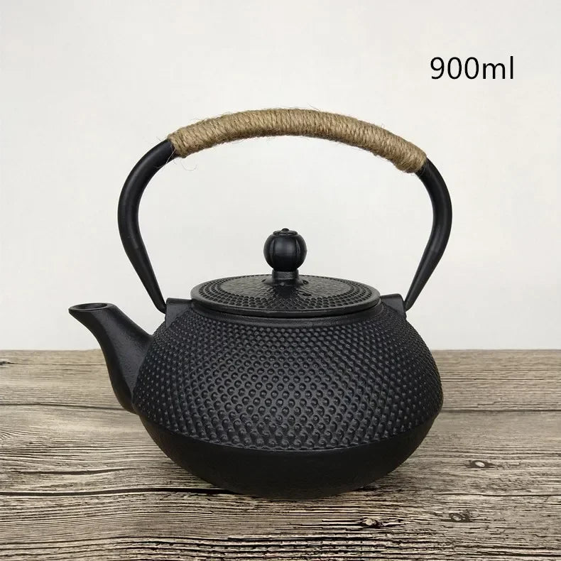 Cast Iron Teapot, Water Boiling Kettle, Healthy No Coating, Household Tea Making Pot, Teaware, Japanese Tetsubin, Iron Bottle