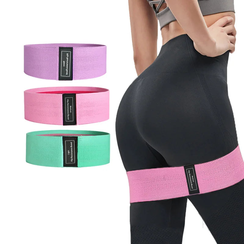 Fitness Resistance Band Buttocks Expansion Fitness Cloth Rubber Band Elastic Expander Suitable for Home Exercise Sport Equipment