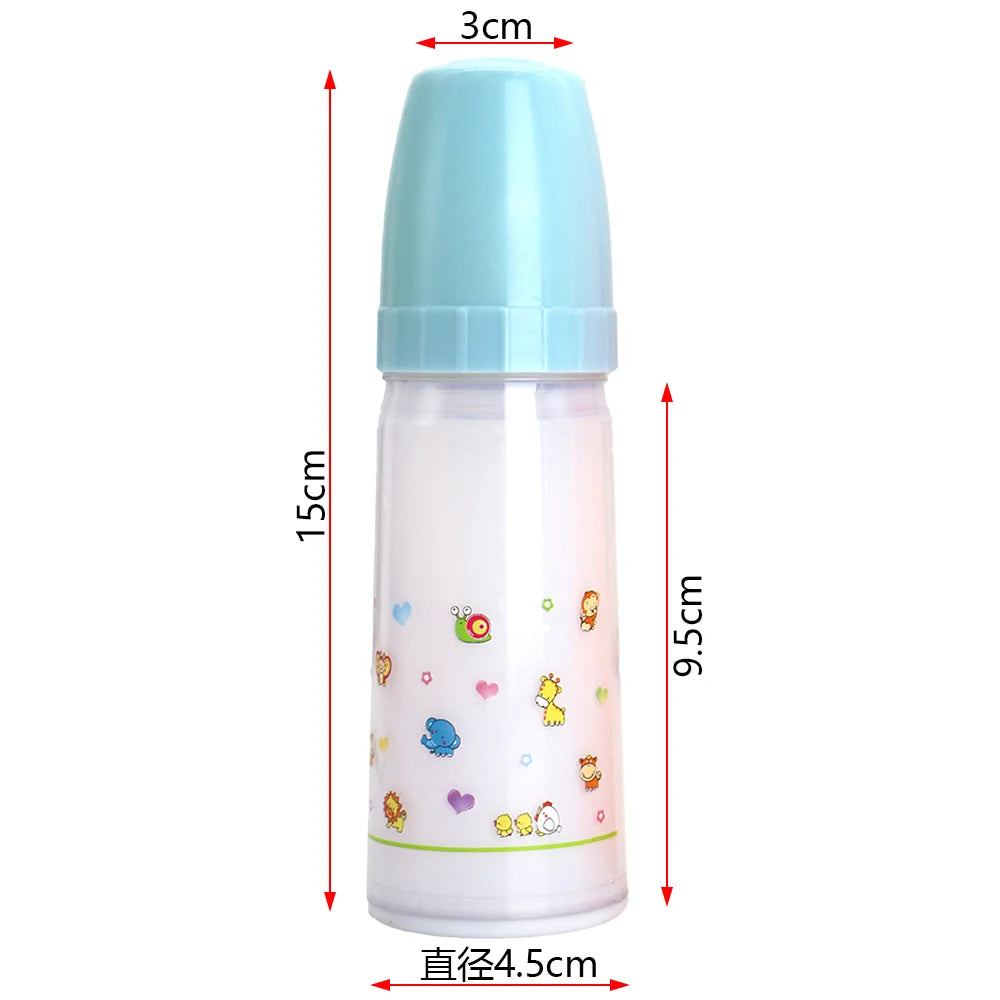 Large Size Baby Doll Feeding Bottle Set Baby Care Toy Stroller 2pcs Milk and Juice Bottles With Toy Pacifier for Baby Dolls