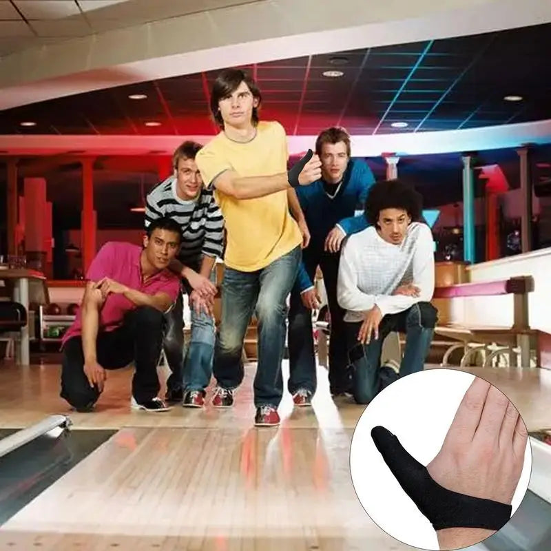 Bowling Thumb Covers Bowling Thumb Saver for Right Hand Grip Protection Thumb Bowling Glove Fingers Protective Grip Sleeve