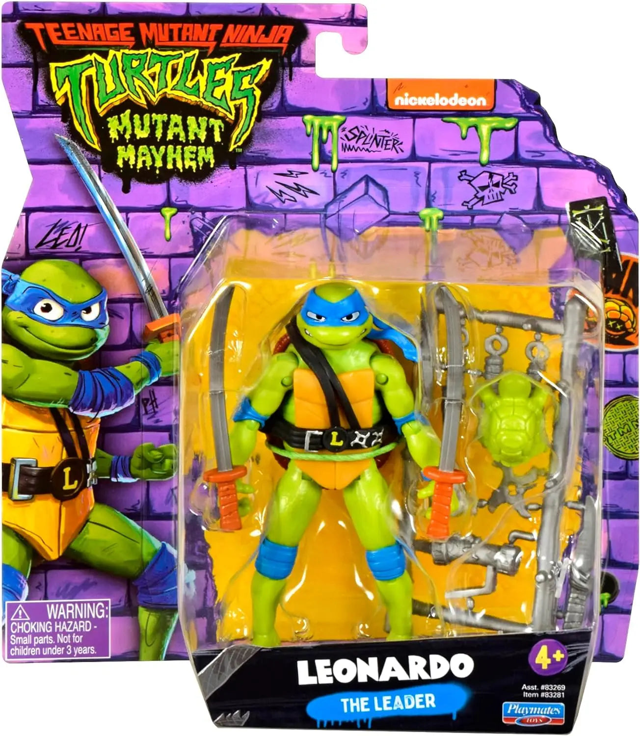 Playmates Teenage Mutant Ninja Turtles Mutant Mayhem Raph Don Mikey Leo Doll Gifts Toy Model Anime Figures Collect Ornaments