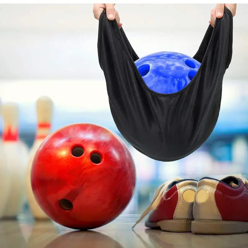 Bowling Ball Wiping-Bag Microfiber Polished Bowling Cleaning Towel Bowling Storage Bag Wiping Cloth Accessories