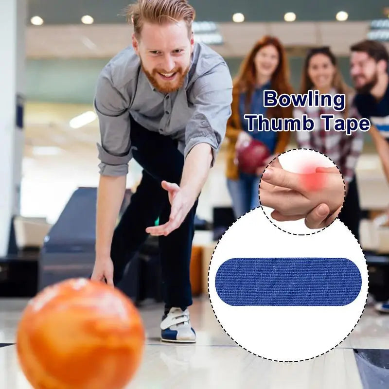 Bowling Finger Tape Wear Resistant Protective Thumb Tape for Bowlers Bowling Tape for Fingers Breathable Bowling Finger Grips
