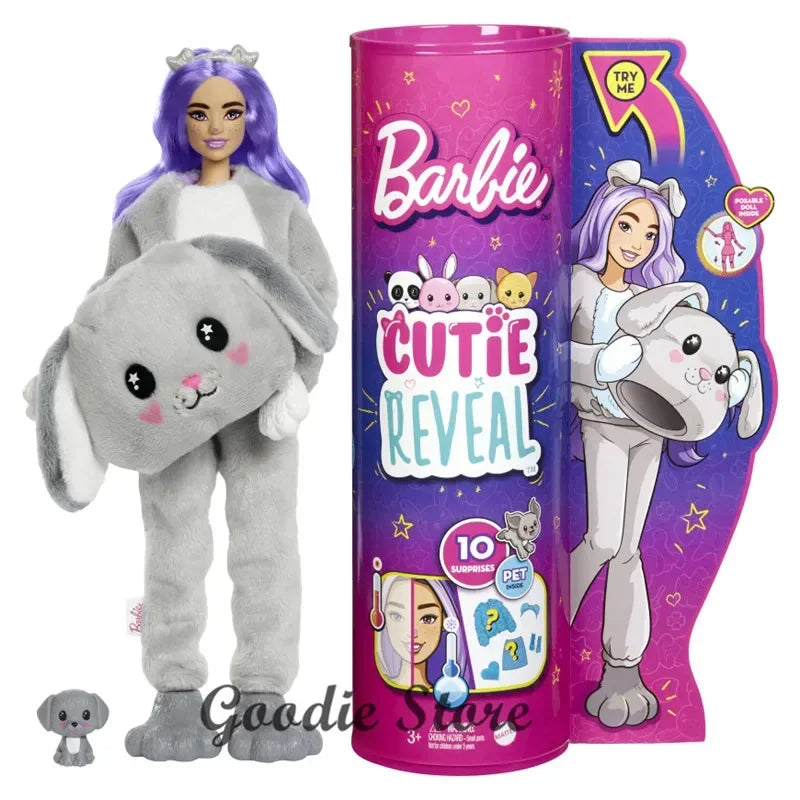 100% Original 2nd Wave Fashion Mattel Barbie Cutie Reveal Dolls Llama Sloth Brand Toys for Girls Birthday Christmas Gifts