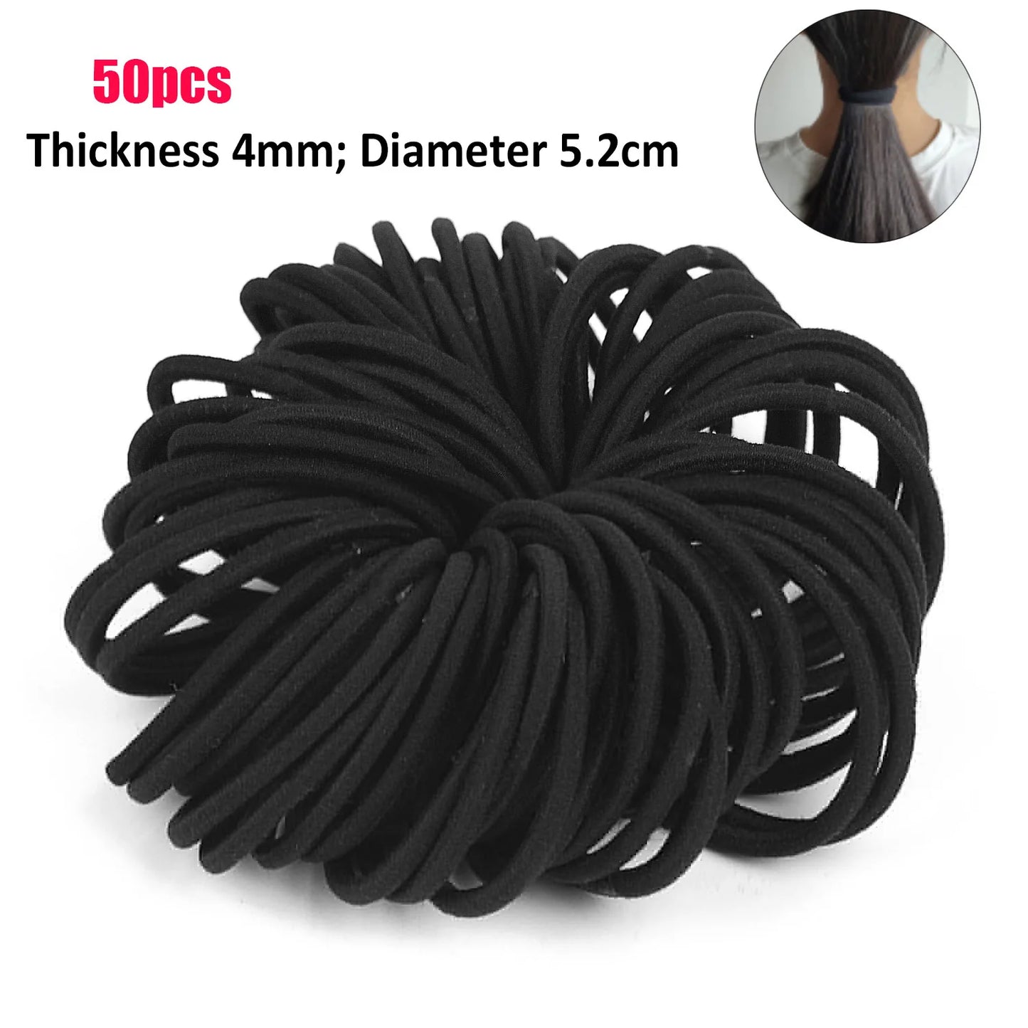 Diameter 35MM Hair Bands Ponytail Holder Hair Ties Headband Scrunchies Pack Scrunchie Hair Accessories for Women