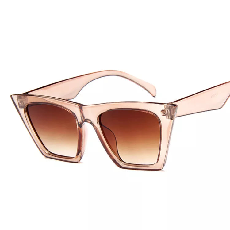 Fashion Square Sunglasses Woman Designer Luxury Man/Woman Cat Eye Sun Glasses Classic Vintage UV400 Outdoor Oculos De Sol