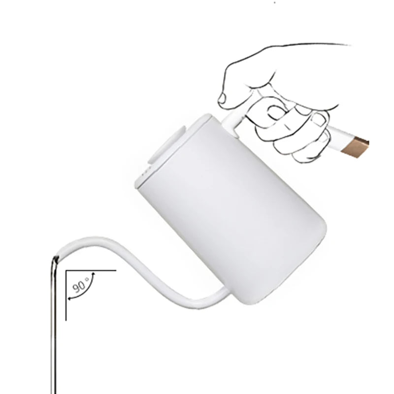 TIMEMORE Store Coffee Pot Kettle SwanNeckFineMouth 700mlFishPure Tea Milk for Kitchen Home Trave Office