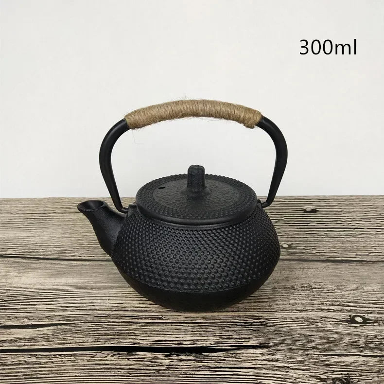Cast Iron Teapot, Water Boiling Kettle, Healthy No Coating, Household Tea Making Pot, Teaware, Japanese Tetsubin, Iron Bottle