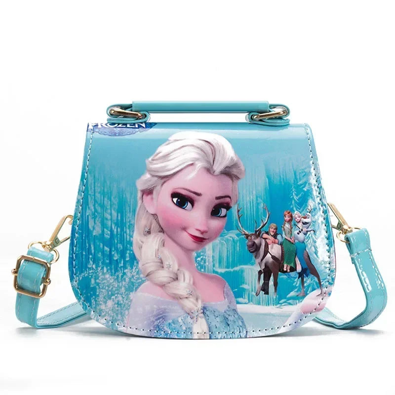 Disney Frozen Anime Figure Elsa Princess Child Shoulder Bag Girl Baby Lovely Handbag Cartoon Kid Fashion Shopping Messenger Bag