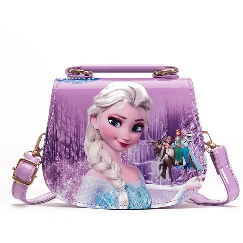 Disney Frozen Anime Figure Elsa Princess Child Shoulder Bag Girl Baby Lovely Handbag Cartoon Kid Fashion Shopping Messenger Bag