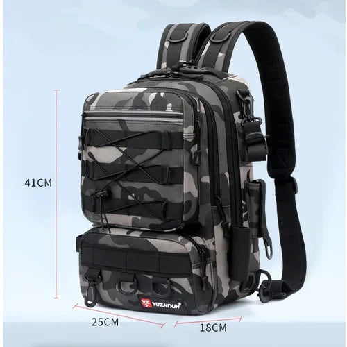 Nylon Waterproof Outdoor Rucksacks Tactical Sports Camping Hiking Trekking Fishing Hunting Bag Backpack