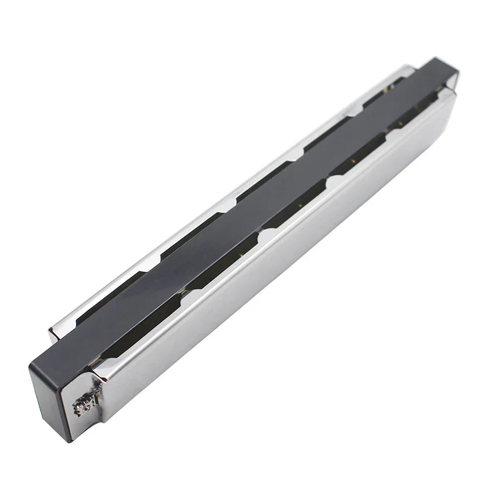 Harmonica Professional Swan 24 Hole C&D Key Harmonica Play Double-Side Silver Harmonica Beginners Playing Music Instruments