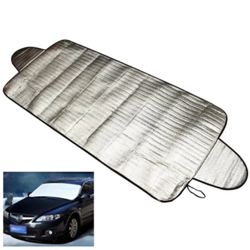 Car Snow Ice Protector Visor Sun Shade Fornt Rear Windshield Cover Block Cover Front Rear Block Window Windshield Accessories