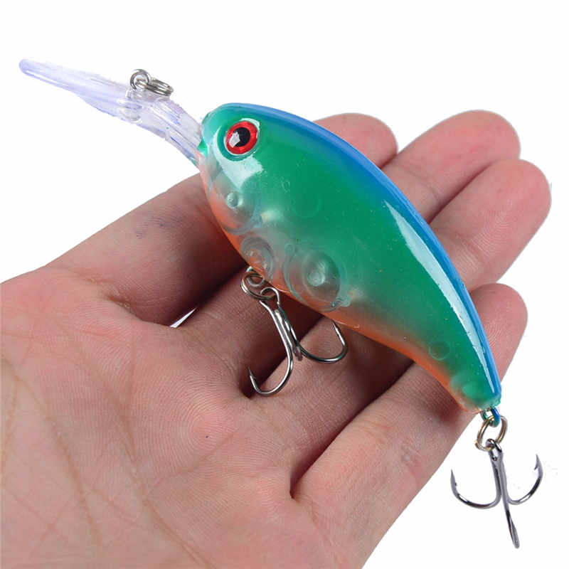 1pcs Crank Fishing Lure Artificial Hard Baits 10cm/15g Crankbait Jerkbait Wobbler Fishing Tackle Good Treble Hooks Tackle