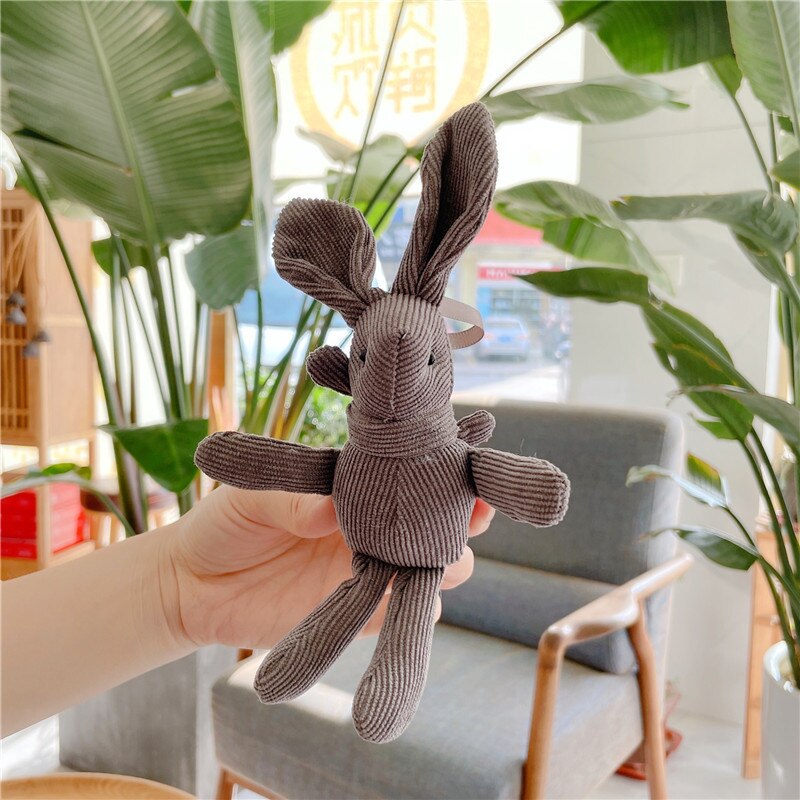 NEW Rabbit Plush , Animal Stuffed Dress Rabbit Key Chain TOY, Kid's Party Plush TOY , Bouquet Plush Dolls