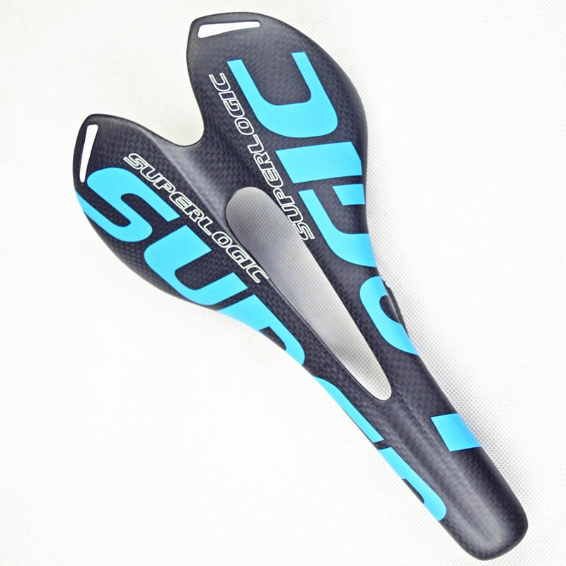 Superlogic 3K Full Carbon Fiber Bicycle Saddle Road MTB Bike Carbon Saddle Seat Matt Bike Cushion 275*143mm Cycling Parts