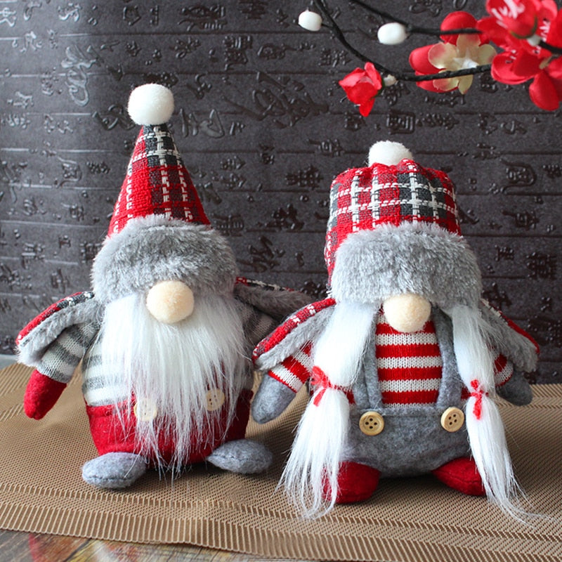 Christmas Gnomes Elf Doll Christmas Home Decoration Christmas Tree Decoration Natal Navidad Plush Toys Happy New Year 2023