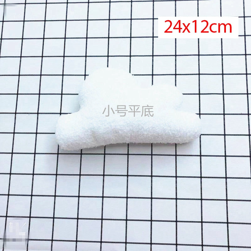 Cute 3 Sizes Cloud Shaped Pillow Cushion Stuffed Plush Toy Bedding Baby Room Home Decoration