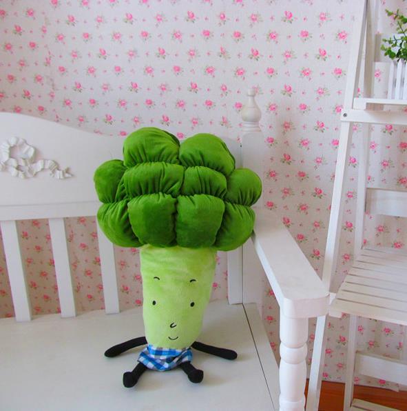 1pc 55/70cm Cartoon Vegetables Plush Toy Creative Carrot Broccoli Plush Pillow Stuffed Soft Toys for Children Kids Birthday