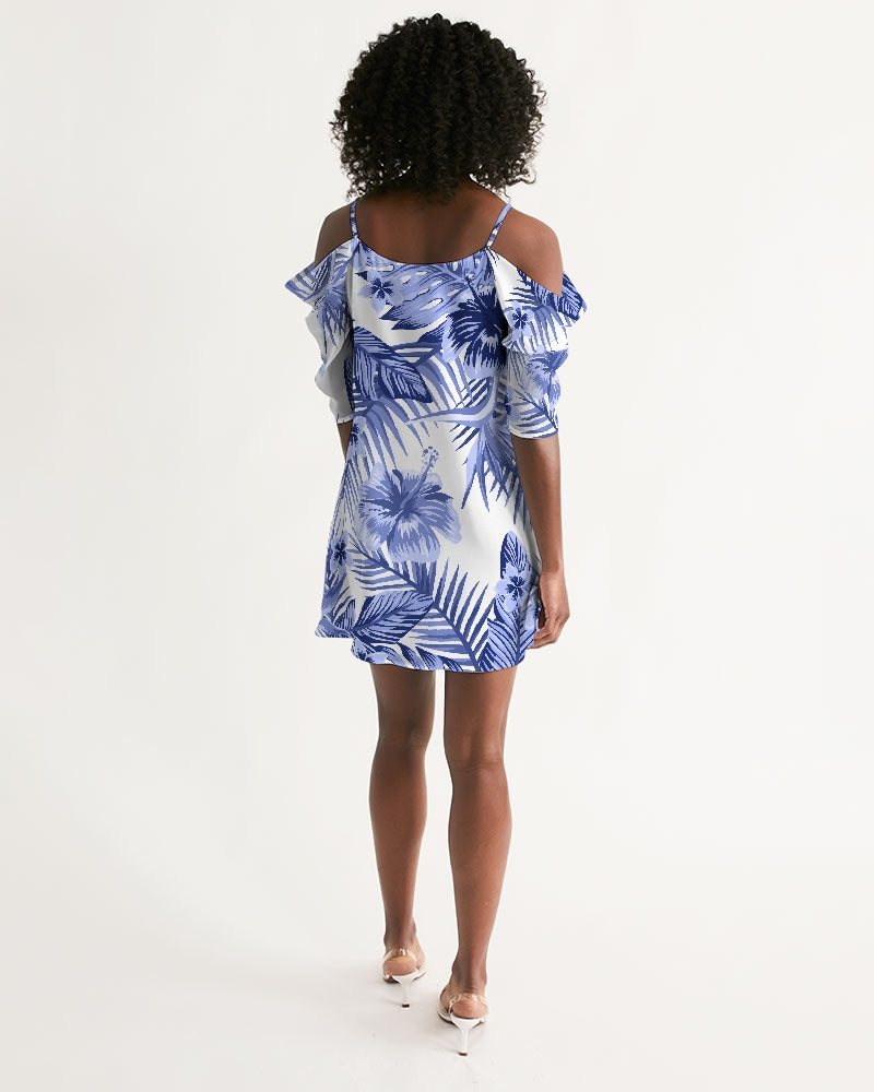 Women's Pacific Supply Open Shoulder A-Line Dress