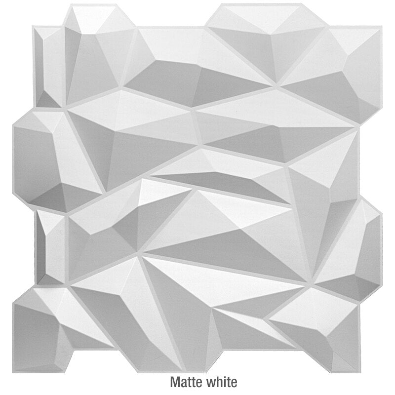 9.8ft/3m 12pcs 50x50cm 3D Wall Sticker Decor Blinds Line Living Room Wallpaper Mural Waterproof 3D Wall Panel Bathroom Kitchen