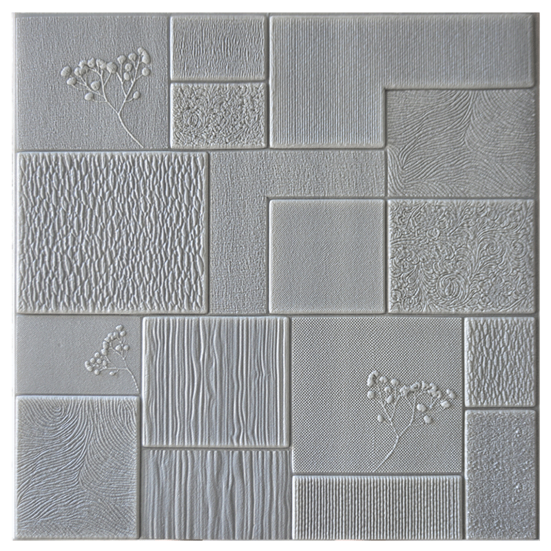 3D Wall Stickers Thick Living Room Wall Bedroom Decoration Room Simulation Brick Pattern Personality Creative Anti-Collision
